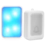 A0818 1 to 1 Wireless Flash Doorbell 12 LED Beads 38 Ringtones 4 Level Volume Mute Touch Button 20s Colorful...