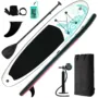 Funwater 335cm Inflatable Stand Up Paddle Board with Pump Adjustable Paddle Waterproof Phone Bag Leash Storage Bag Adult Paddle Board-SUPDS01M