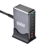 [#Ιστορικό_Χαμηλό] Bakeey YMX-500W: Desktop GaN φορτιστής 8 θυρών με συνολική ισχύ 500W