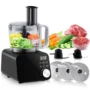 NovuLife Multifunctional Electric Food Processor 2.5L Capacity 11 Speeds Adjustable 6 Preset Modes Dough Maker Meat Grinder Vegetable Slicer