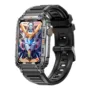KR88 1.57inch HD Screen bluetooth Call Heart Rate Blood Pressure SpO2 Monitor Sleep Monitoring Multi-sport Modes Music Playback IP67 Waterproof...