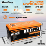 Cloudenergy CL24-100 100Ah LiFePO4 Battery : Αξιόπιστη και ασφαλής αποθήκευση ενέργειας