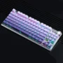 AULA F3001 Tri mode Mechanical Keyboard with Multifunctional Knob 87 keys Gradient Color RGB Lighting 2000mAh Battery E sports Gaming...