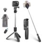 ELEGIANT Extendable 2 in 1 bluetooth Remote Control Selfie Stick Mini Tripod with Adjustable Phone Holder