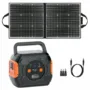 Flashfish A301 320W 292Wh 80000mAh Portable Power Station + 100W Solar Panel