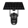 Q10PRO B 4MP Solar Security Camera Dual Lens Solar Powered Wireless PTZ Full Color Night Vision PIR Motion Two Way...
