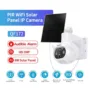 ESCAM QF172 2MP HD WiFi Camera with Solar Panel Built-in Battery PIR Motion Detection Full Color Night Vision Two-Way Audio...