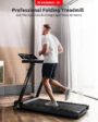 Geemax S1 Professional Folding Treadmill 1-16KM Installation-free 2.5 HP LED Disaplay Walking Running Machine for Home Gym Workout
