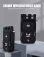 WAFU 026 Home Invisible Remote Control Security Door Lock Graffiti Smart Electronic Lock