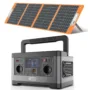 FlashFish P63 500W Portable Power Station With 100W Foldable Solar Panel