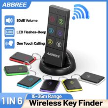 ABBREE KF‑106 : Βρες τα κλειδιά, το πορτοφόλι ή… τη γάτα σου με ένα κουμπί