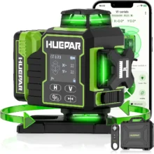 Huepar W04CG: Το 4D αλφάδι με 16 πράσινες γραμμές και Bluetooth για να μη «χάσετε» ποτέ το ίσιο