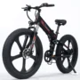 RANDRIDE YX26 Black 48V 15AH 1000W 26*4.0 Inch Electric Bicycle