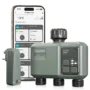 Tuya WiFi+RF433 3 Zone Smart Garden Sprinkler Water Timer Remote Control Watering System Garden Sprinkler Controller 500m Long Range Weather...