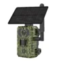 4G Solar Trail Camera 2K 3MP Waterproof Outdoor Hunting Camera 7800mAh Battery 0.2s Trigger PIR Motion Alert IP66 Night Vision...