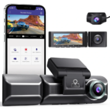 AZDOME M550 : Πακετάκι Dashcam με εικόνα απο μπροστά και πίσω KAI ΜΕΣΑ, με ενσωματωμένο GPS στα 106.6€!