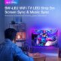 Blitzwill BW-LB2 WIFI TV LED Strip 5m Screen Sync & Music Sync TV with Light Bar