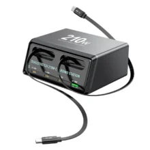 Bakeey WLX-60E: Ο φορτιστής 210W που «εξαφανίζει» τα καλώδια από το γραφείο σας