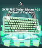 GAMAKAY GK75: Μηχανικό πληκτρολόγιο 75%, με hot swappable διακόπτες της Gateron και επιλογή για ασύρματη, ή ενσύρματη λειτουργία!
