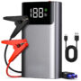 QS001 4000A Car Jump Starter with Digital Display 3 in 1 Portable Power Bank and LED Light for 12V Vehicles