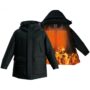 NINETYGO 90FUN Men Winter Rechargeable Adjustable Electric Heated Jacket Coats Washable