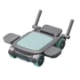 Bominfit Abdominal Wheel Exerciser 4 Wheel Design Slider Abdominal Workout Wheel Automatic Rebound Antislip Gym Home Fitness Equipment