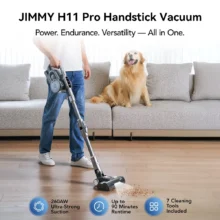 [#Ιστορικό_Χαμηλό] JIMMY H11 Pro: Η σκούπα “κτήνος” με 260AW αναρρόφηση και αυτονομία που βγάζει ολόκληρο σπίτι!