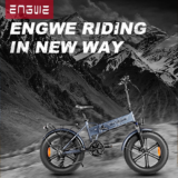 ENGWE EP-2 : Αναδιπλούμενο ηλεκτρικό ποδήλατο 500W με 50 χιλιόμετρα αυτονομία και λάστιχα 20×4″ στα 871.9€ από Τσεχία!