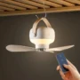 Portable Ceiling Fans 7200mAh Outdoor Camping Fan with Remote Control