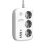 LDNIO Smart WiFi Power Strip Extension Cable Timing Adapter with 3 EU Plug 4 USB Port for Phone Tablet Computer