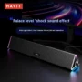 Havit M15 Desktop Speaker Wired Soundbar with Volume Knob