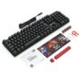 Mechanical Gaming Keyboard Redragon K671-DE, Full Size 105 Keys, Wired USB-C, Hot-Swappable Switches, DE QWERTZ Layout, RGB Backlit, Anti-Ghosting, Windows...