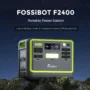 FOSSiBOT F2400 Portable Power Station, 2048Wh LiFePO4 Battery 2400W Output Solar Generator