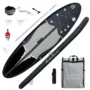 Funwater 305cm Inflatable Stand Up Paddle Board with Adjustable Paddle Pump Travel Backpack Leash Waterproof Bag Adult Paddle Board