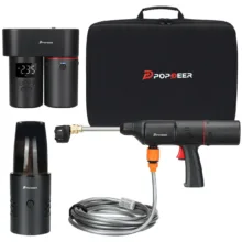 POPDEER PD-E Pro : [#Ιστορικό_Χαμηλό] 4-in-1 ασύρματο gadgetάκι μπαταρίας για το αυτοκίνητο, που είναι τρόμπα, σκουπάκι και πιεστικό πλυσίματος σε ένα!!