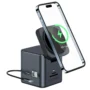 BlitzWolf BW-TH17 9 in 1 Type-C Docking Station Magnetic 15W Wireless Charger Stand
