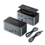 BlitzWolf BW-TH13 18-in-1 USB C Docking Station with M.2 SSD Enclosure Quadruple Display SD/TF Card Slot RJ45 Ethernet Port 100W...