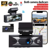 4K καταγραφή και στις δύο πλευρές με τη Dash Cam που έχει ADAS, GPS και τιμή-χώμα