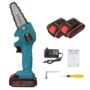 VIOLEWORKS 4 Inches 21V Cordless Electric One-Hand Saw Chain Saw Woodworking Cutting Tool