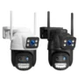 Hiseeu WS419B WS419QB 9MP WIFI IP Camera Three Lens & Dual Screen With 8X Zoom