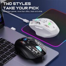 HXSJ T38 : ασύρματο ποντίκι gaming με RGB, αθόρυβο και με στυλ