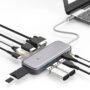 BlitzWolf BW-TH8 11 in 1 USB-C Data Hub with 100W Type-C PD Power Delivery 2 USB3.0 & 2 USB2.0 4K@30HZ...