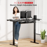 ACGAM JSD5-A1-02: Ηλεκτρικό γραφείο με RGB φωτισμό για να σηκώνεστε και λίγο από την καρέκλα