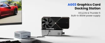 AOOSTAR AG03: Το eGPU dock που φέρνει το Thunderbolt 5 και 800W τροφοδοτικό στο γραφείο σας