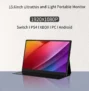 AOSIMAN Z156FCC-2 15.6'' IPS Portable Monitor Double-blind Insertion, 1920*1080, 60Hz Refresh Rate for Switch, PS5/PS4, Xbox
