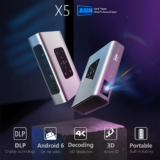AUN X5 : Μίνι φορητός προβολέας με μπαταρία και Android 7 για να σε ακολουθεί παντού και πάντα!