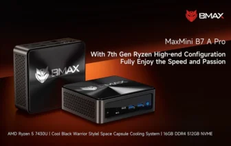 [#Ιστορικό_Χαμηλό] BMAX B7A Pro: Ένα δυνατό Mini PC με Ryzen 5 7430U και 16GB RAM που χωράει στην παλάμη σου!