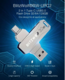 [Απο Ευρώπη] USB 3.0 και Type-C περιστρεφόμενο USB Stick 32GB/64GB της Blitzwolf απο 11€!