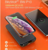 BlitzWolf BW-P10: Εξαιρετικό Power Bank 10.000mAh με ασύρματη φόρτιση, που φορτίζει ΤΑ ΠΑΝΤΑ με 23.6€ από Τσεχία