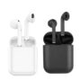 2pcs i12 True Wireless Earphones Wireless BT Earphones BT 5.0 Smart Headset